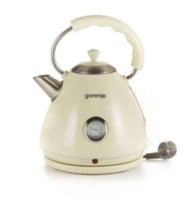 Gorenje K17CLI Standard 2200 W 1.7 L Plastic/ metal 360° rotational base Cream