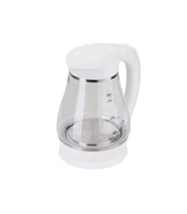 Adler Kettle AD 1274 Electric 2200 W 1.7 L Polypropylene/Glass 360° rotational base White