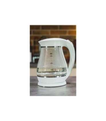 Adler Kettle AD 1274 Electric 2200 W 1.7 L Polypropylene/Glass 360° rotational base White