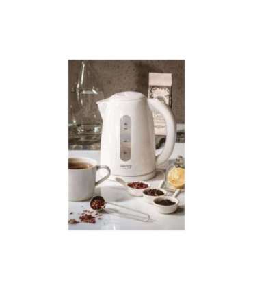 Camry Kettle CR 1254 Standard 2200 W 1.7 L Plastic 360° rotational base White