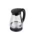 Adler Kettle AD 1274 Standard 2200 W 1.7 L Plastic/Glass 360° rotational base Black/ transparent