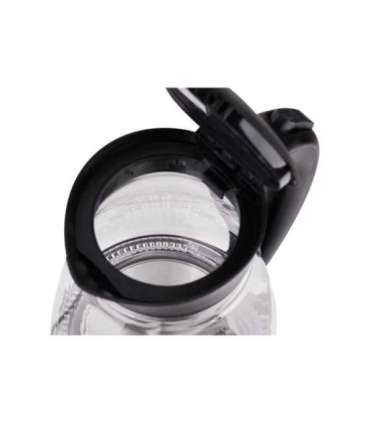Adler Kettle AD 1274 Standard 2200 W 1.7 L Plastic/Glass 360° rotational base Black/ transparent