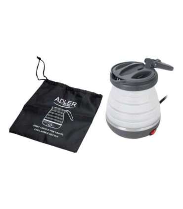 Adler Travel kettle AD 1279 Electric 750 W 0.6 L Silicon White