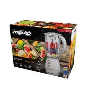 Mesko MS 4060 Tabletop 500 W Jar material Plastic Jar capacity 1 L White/ grey