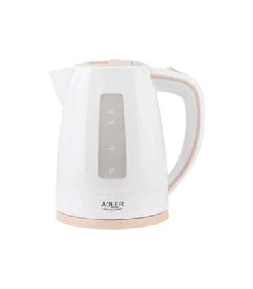 Adler Kettle AD 1264 Standard 2200 W 1.7 L Plastic 360° rotational base White