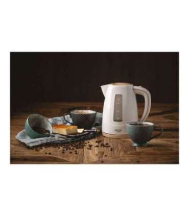 Adler Kettle AD 1264 Standard 2200 W 1.7 L Plastic 360° rotational base White