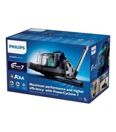 Philips Vacuum cleaner PowerPro Active FC9556/09 Bagless Power 900 W Dust capacity 1.5 L Blue
