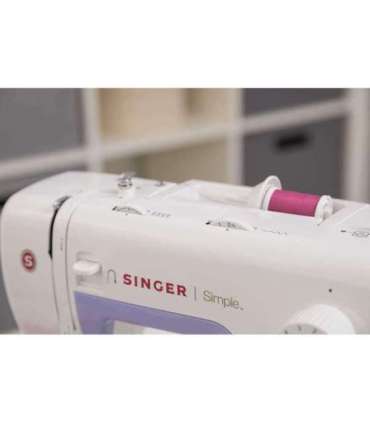 Singer Sewing Machine Simple 3232 Number of stitches 32 Number of buttonholes 1 White