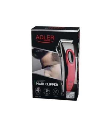 Adler Hair clipper AD 2825 Corded Red