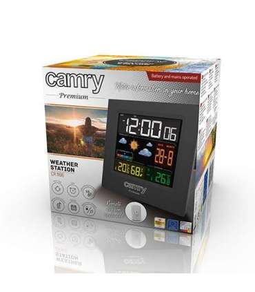 Camry Weather station CR 1166 Black