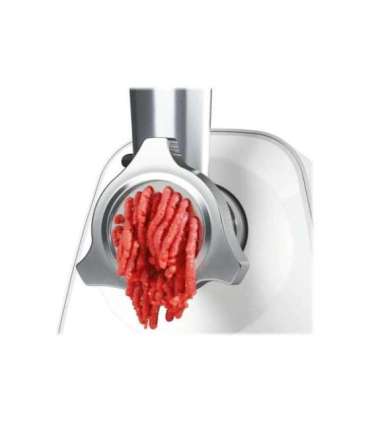 Bosch Meat mincer SmartPower MFW2510W White 350 W Number of speeds 1 2 Discs: 3.8 and 8 mm Sausage filler