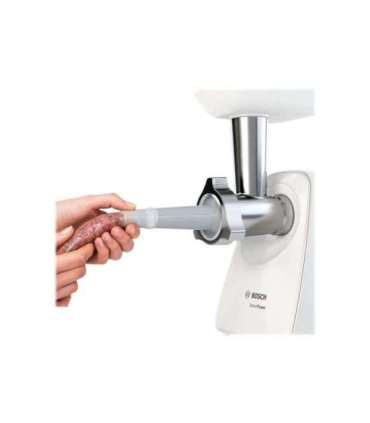 Bosch Meat mincer SmartPower MFW2510W White 350 W Number of speeds 1 2 Discs: 3.8 and 8 mm Sausage filler