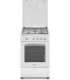 Simfer Cooker 4401SGRBB Hob type Gas Oven type Gas White Width 50 cm Depth 55 cm 49 L