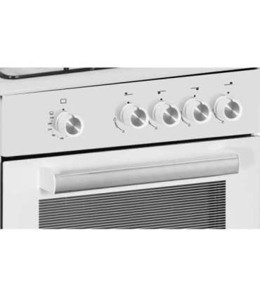 Simfer Cooker 4401SGRBB Hob type Gas Oven type Gas White Width 50 cm Depth 55 cm 49 L