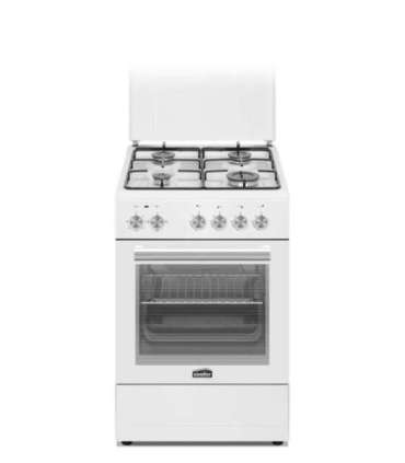 Simfer Cooker 4403SERBB Hob type Gas Oven type Electric White Width 50 cm Electronic ignition Depth 55