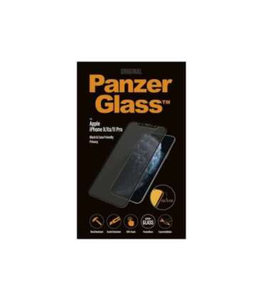 PanzerGlass P2666 Screen protector Apple iPhone X/Xs/11 Pro Tempered glass Black Confidentiality filter