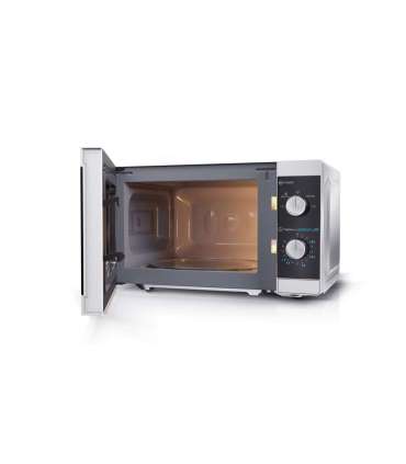 Sharp Microwave Oven YC-MS01E-S Free standing 20 L 800 W Silver