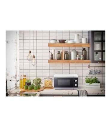 Sharp Microwave Oven YC-MS01E-S Free standing 20 L 800 W Silver