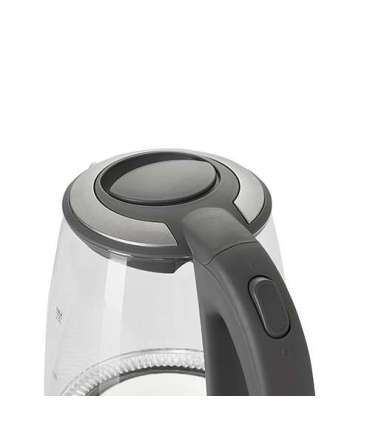 Adler Kettle AD 1286 Standard 2200 W 2 L Plastic/Glass 360° rotational base Grey/ transparent