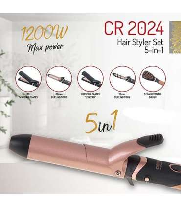 Camry Hair Styler CR 2024 1200 W Black/Rose gold