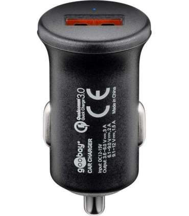 Goobay Quick Charge QC3.0 USB car fast charger USB 2.0 Female (Type A)