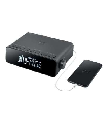 Muse DAB+/FM RDS Radio M-175 DBI Alarm function AUX in Black