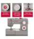 Singer Sewing Machine 4432 Heavy Duty Number of stitches 110 Number of buttonholes 1 Grey