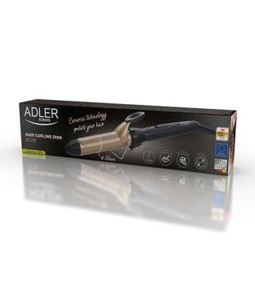 Adler Hair Curler AD 2112 Ceramic heating system Barrel diameter 32 mm 55 W Black