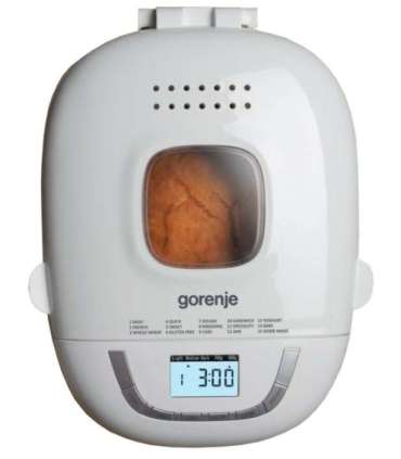 Gorenje Bread maker BM910WII Power 550 W Number of programs 15 Display LCD White