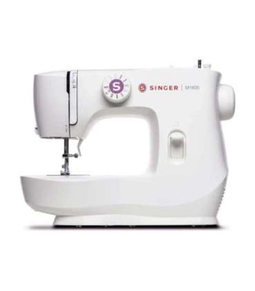 Singer Sewing Machine M1605 Number of stitches 6 Number of buttonholes 1 White