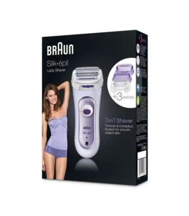 Braun Epilator Silk-épil LS5560 Operating time (max) 40 min Bulb lifetime (flashes) Not applicable Number of