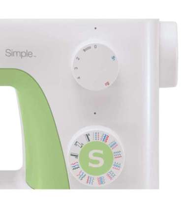 Singer Sewing Machine Simple 3229 Number of stitches 31 Number of buttonholes 1 White/Green
