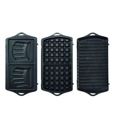 TEFAL Sandwitch Maker SW614831 700 W Number of plates 3 Black/Stainless Steel