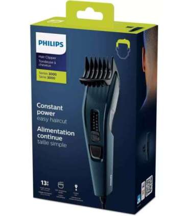 Philips Hair clipper HC3505/15 Corded Number of length steps 13 Step precise 2 mm Black/Blue