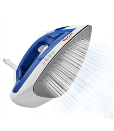 TEFAL Steam Iron FV1711 Virtuo Steam Iron Continuous steam 24 g/min Steam boost performance 80 g/min Blue