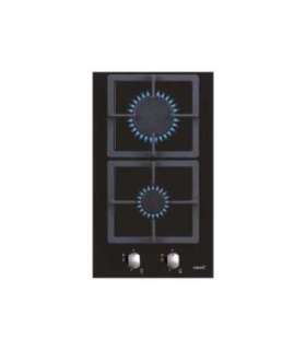 CATA Hob SCI 3002 BK Gas on glass Number of burners/cooking zones 2 Rotary knobs Black