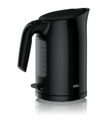 Braun Kettle WK3100BK PurEase Standard 2200 W 1.7 L Plastic 360° rotational base Black
