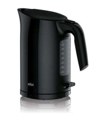 Braun Kettle WK3100BK PurEase Standard 2200 W 1.7 L Plastic 360° rotational base Black