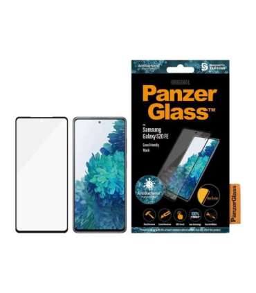 PanzerGlass Samsung Galaxy S20 FE CF Glass Black Works with face recognition and is compatible with the