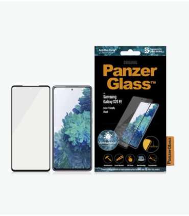 PanzerGlass Samsung Galaxy S20 FE CF Glass Black Works with face recognition and is compatible with the