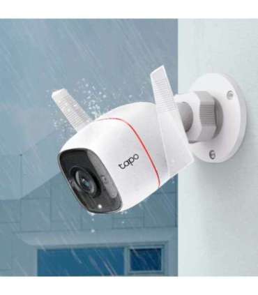 TP-LINK Outdoor Security Wi-Fi Camera C310 24 month(s) Bullet 3 MP 3.89 mm IP66 H.264 MicroSD