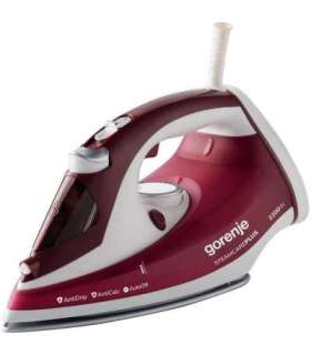 Gorenje Steam Iron SIH3000RBC Power 3000 W Water tank capacity 350 ml Continuous steam 40 g/min Red/White |
