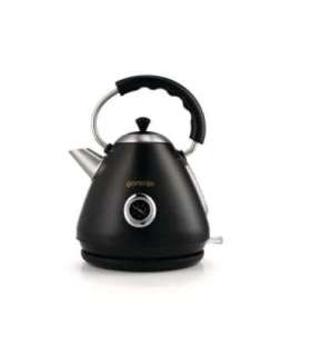 Gorenje Kettle K17CLBK Electric 2200 W 1.7 L Plastic and metal 360° rotational base Black