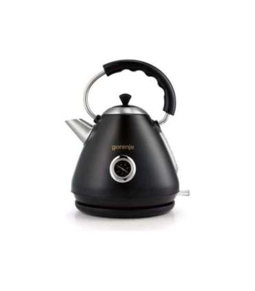 Gorenje Kettle K17CLBK Electric 2200 W 1.7 L Plastic and metal 360° rotational base Black