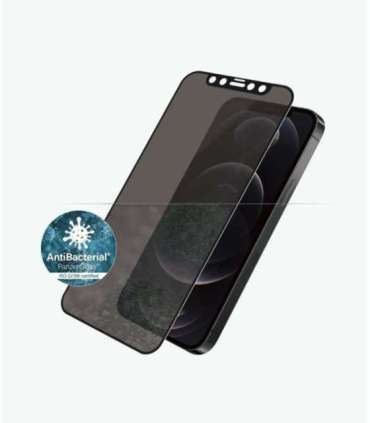 PanzerGlass Apple For iPhone 12/12 Pro Glass Black Case Friendly Privacy glass