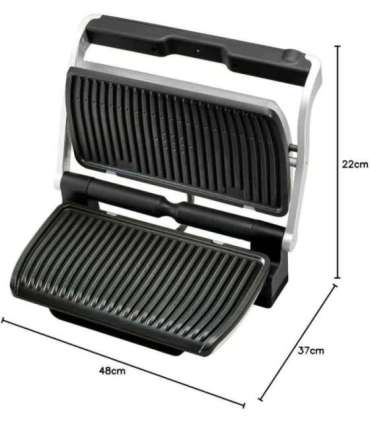 TEFAL Grill OPTIGRILL+ XL GC722834 Contact grill 2000 W Black