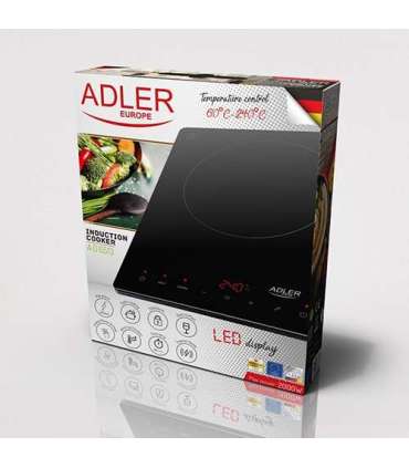 Adler Hob AD 6513 Number of burners/cooking zones 1 LCD Display Black Induction