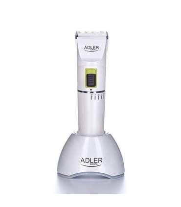 Adler Hair clipper AD 2827 Cordless or corded Number of length steps 4 White