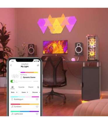 Nanoleaf|Shapes Triangles Starter Kit (15 panels)|1.5 W|16M+ colours