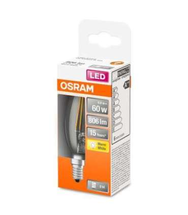 Osram Parathom Classic LED Filament 60 non-dim  6W/827 E14 bulb E14 6 W Warm White